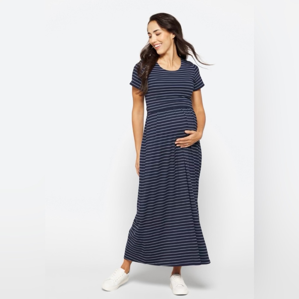 Karla Maternity & Nursing Friendly Maxi Dress
